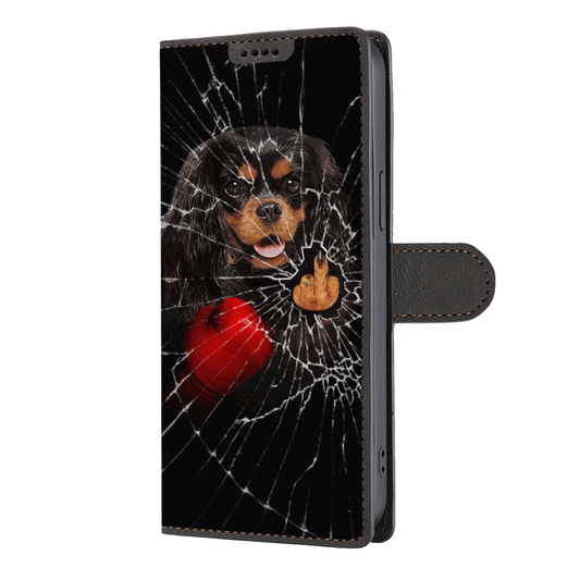 Knock You Out, Cavalier King Charles Spaniel - Wallet Phone Case V3