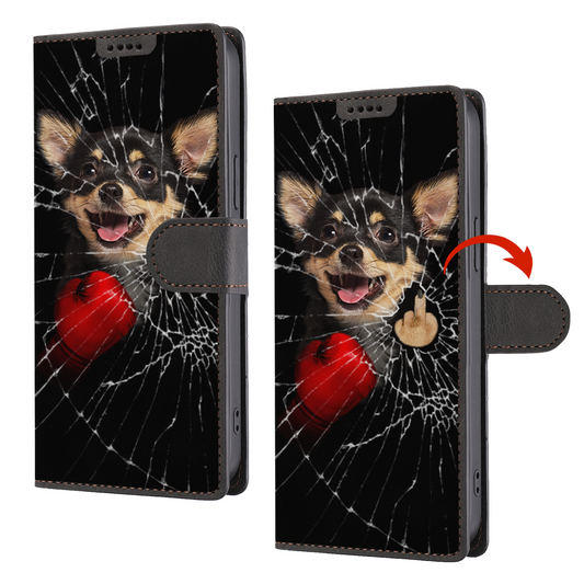 Knock You Out, Chihuahua - Wallet Phone Case V1