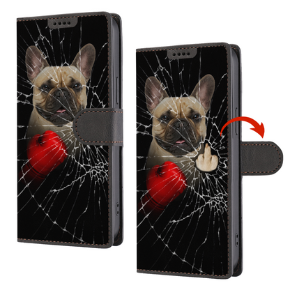 Knock You Out, French Bulldog - Wallet Phone Case V1