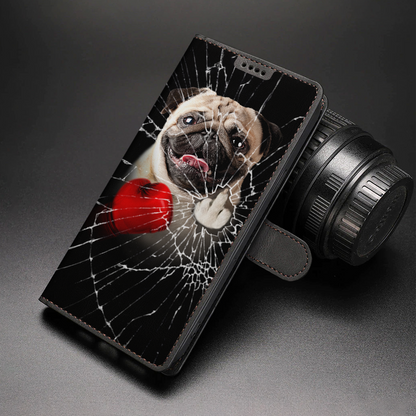 Knock You Out, Pug - Wallet Phone Case V1