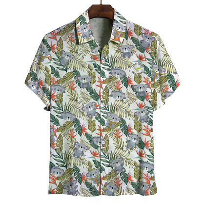 Chemise hawaïenne Koala V1 - Plants One Tree