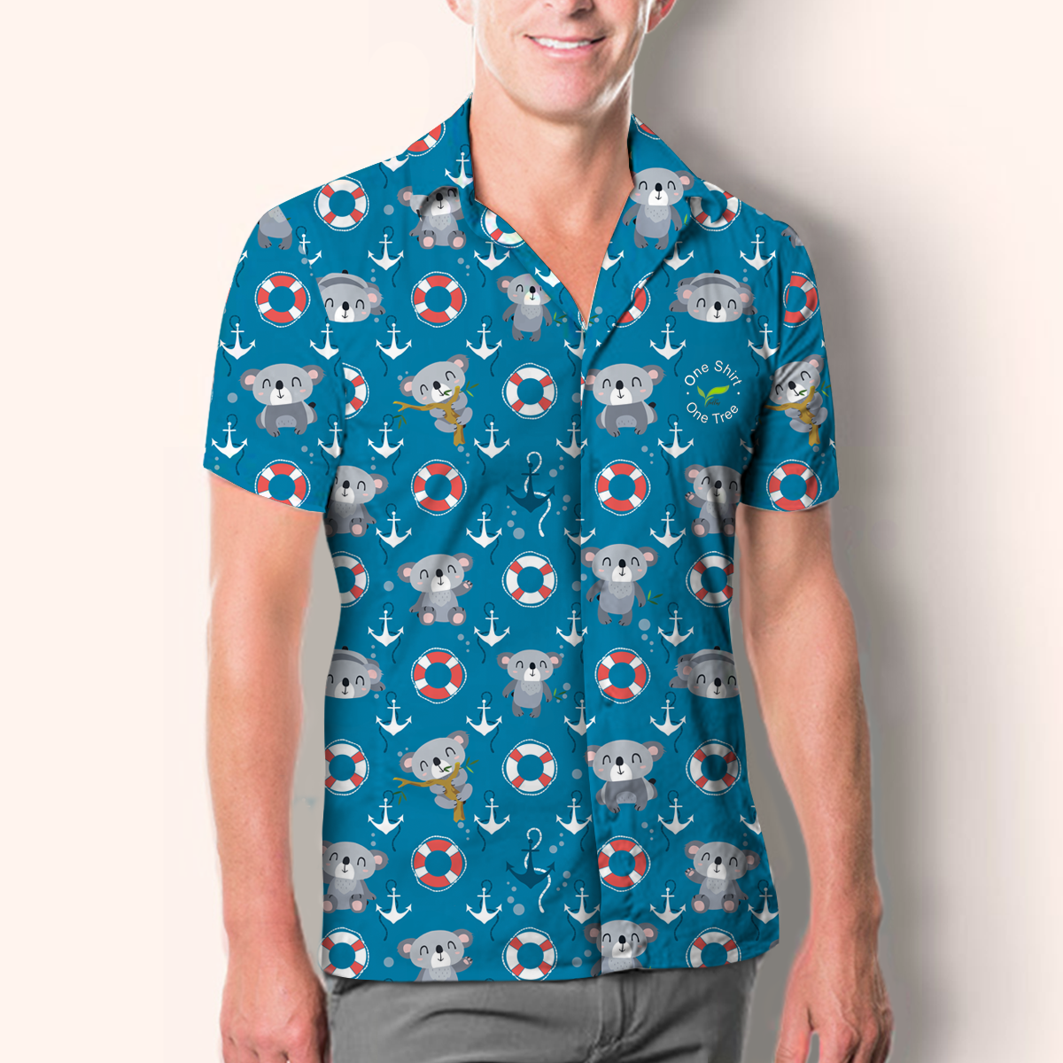 Koala Hawaiian Shirt V2 - Plants One Tree