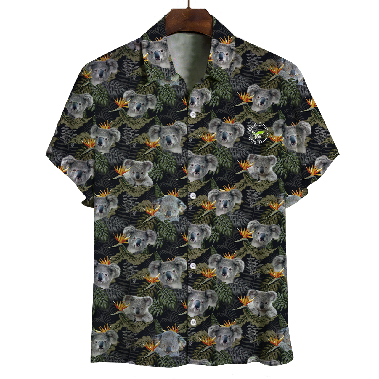 Chemise hawaïenne Koala V3 - Plants One Tree