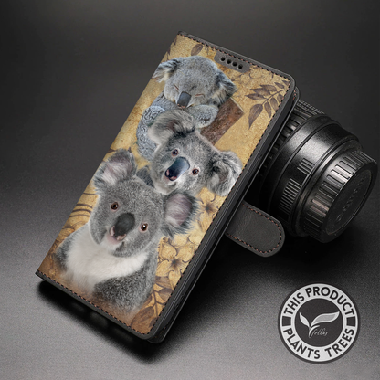 Vintage Koala Wallet Case V1 - Plants One Tree