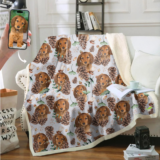 Love You Forever - Personalized Colorful Blanket With Your Pet's Photo V2