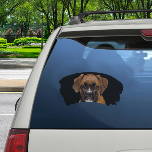 Misty Morning - Boxer Window Car Decal V1