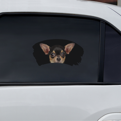 Misty Morning - Chihuahua Window Car Decal V1