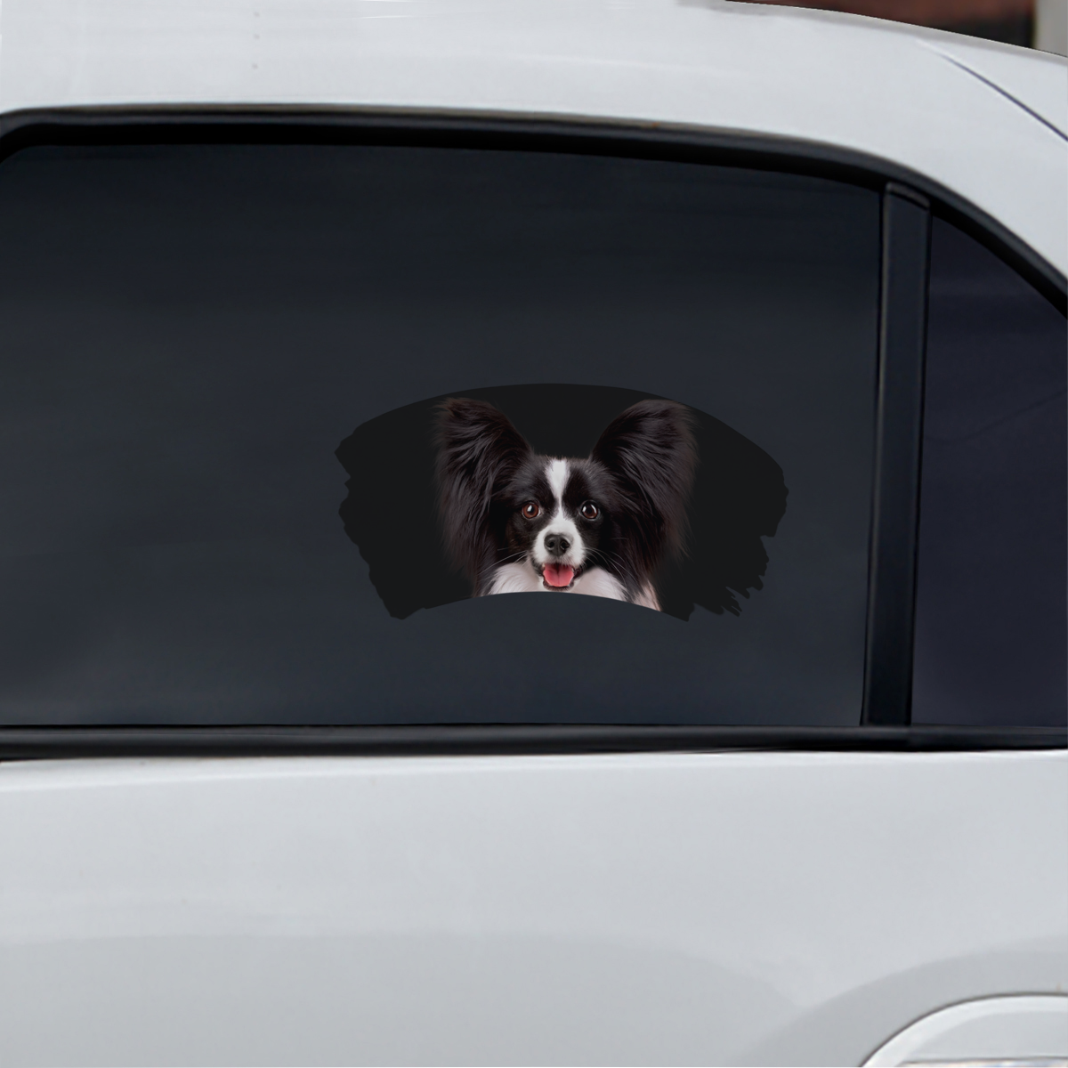 Misty Morning - Papillon Window Car Decal V1