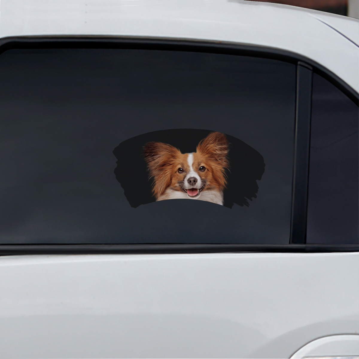 Misty Morning - Papillon Window Car Decal V2