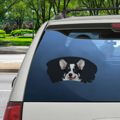 Misty Morning - Welsh Corgi Window Car Decal V1