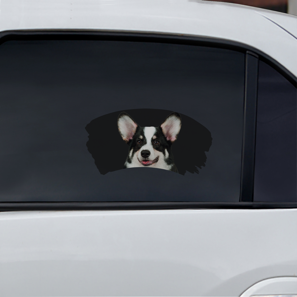 Misty Morning - Welsh Corgi Window Car Decal V1