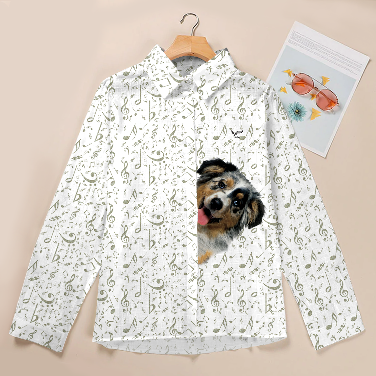 Music And Australian Shepherd Are All You Need - Follus Women's Long-Sleeve Shirt