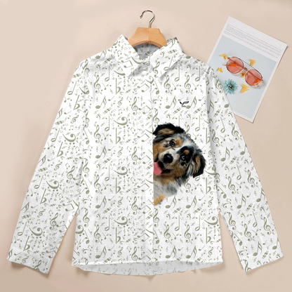 Music And Australian Shepherd Are All You Need - Follus Women's Long-Sleeve Shirt