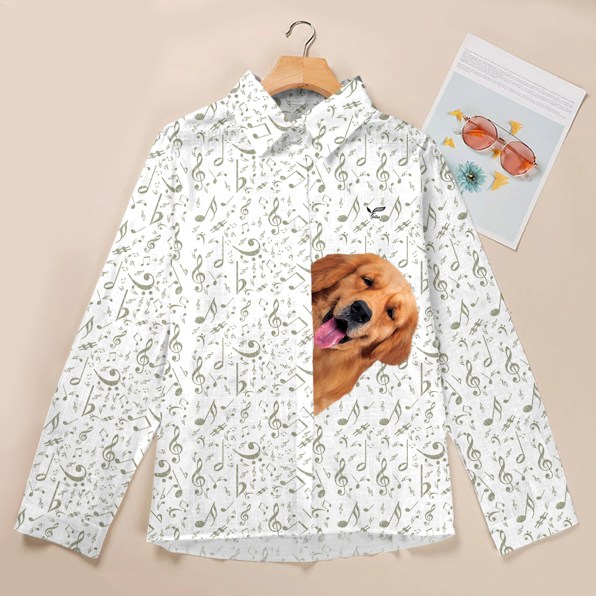 Music And Golden Retriever Are All You Need - Follus Women's Long-Sleeve Shirt