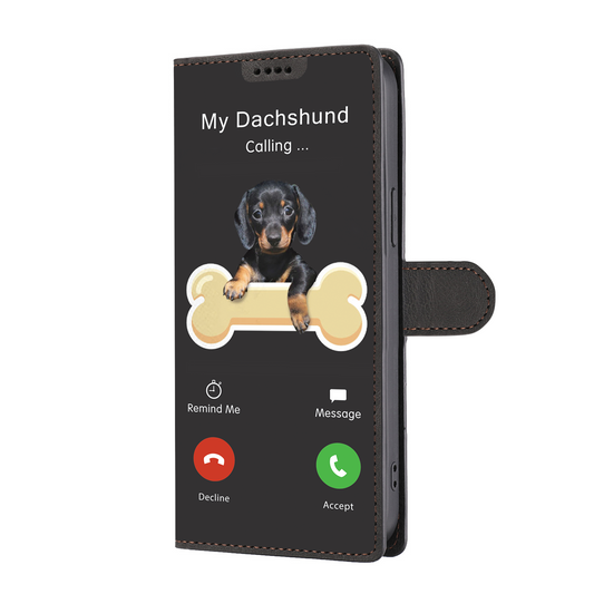 My Dachshund Is Calling - Wallet Case V2