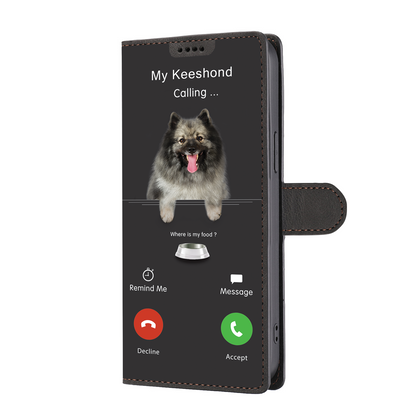 My Keeshond Is Calling - Wallet Case V1