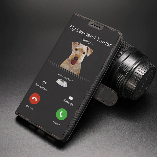 My Lakeland Terrier Is Calling - Wallet Case V1