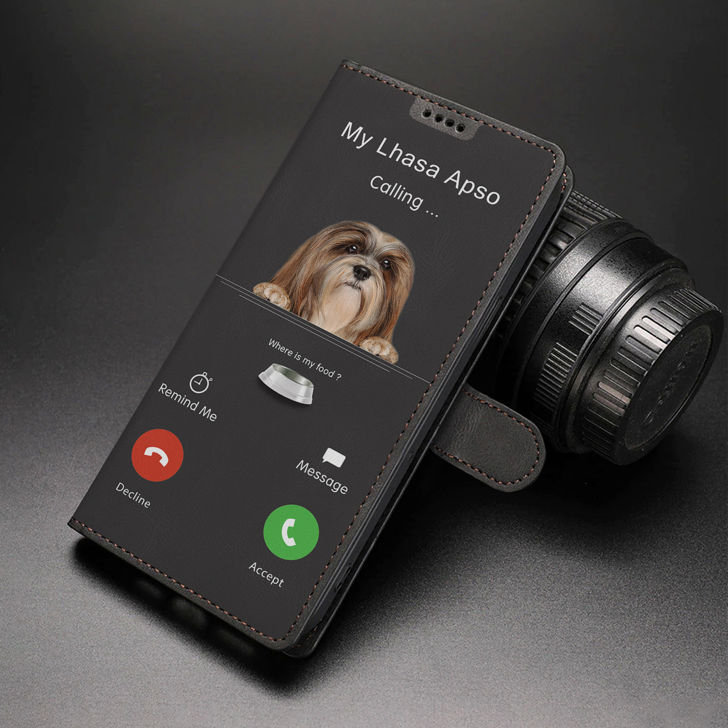 My Lhasa Apso Is Calling - Wallet Case V1