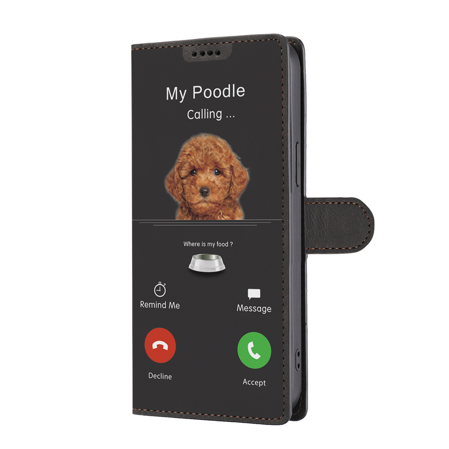My Poodle Is Calling - Wallet Case V1