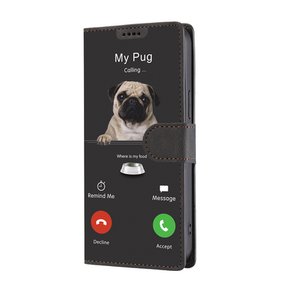 My Pug Is Calling - Wallet Case V1