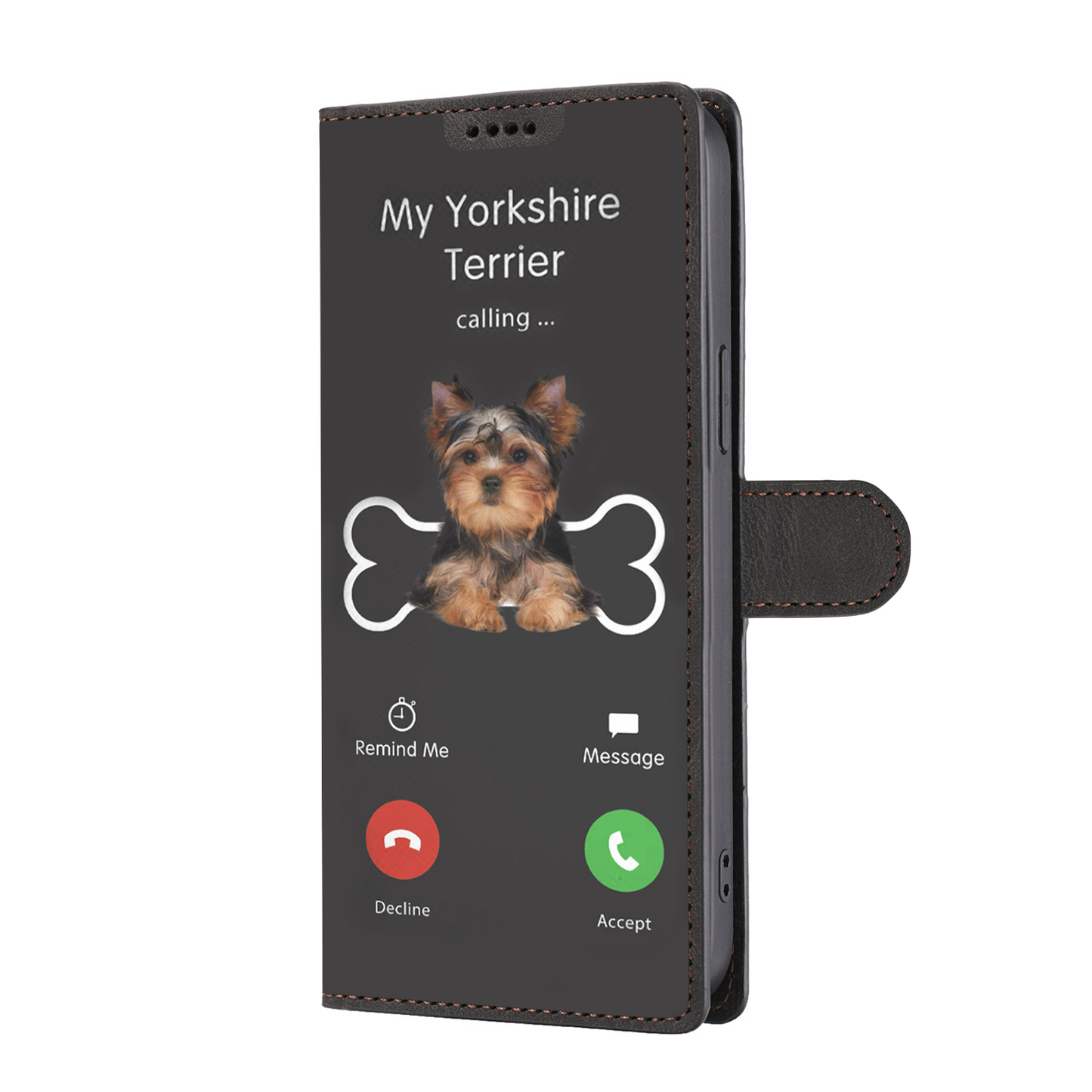 Mein Yorkshire Terrier ruft – Brieftaschen-Hülle V1