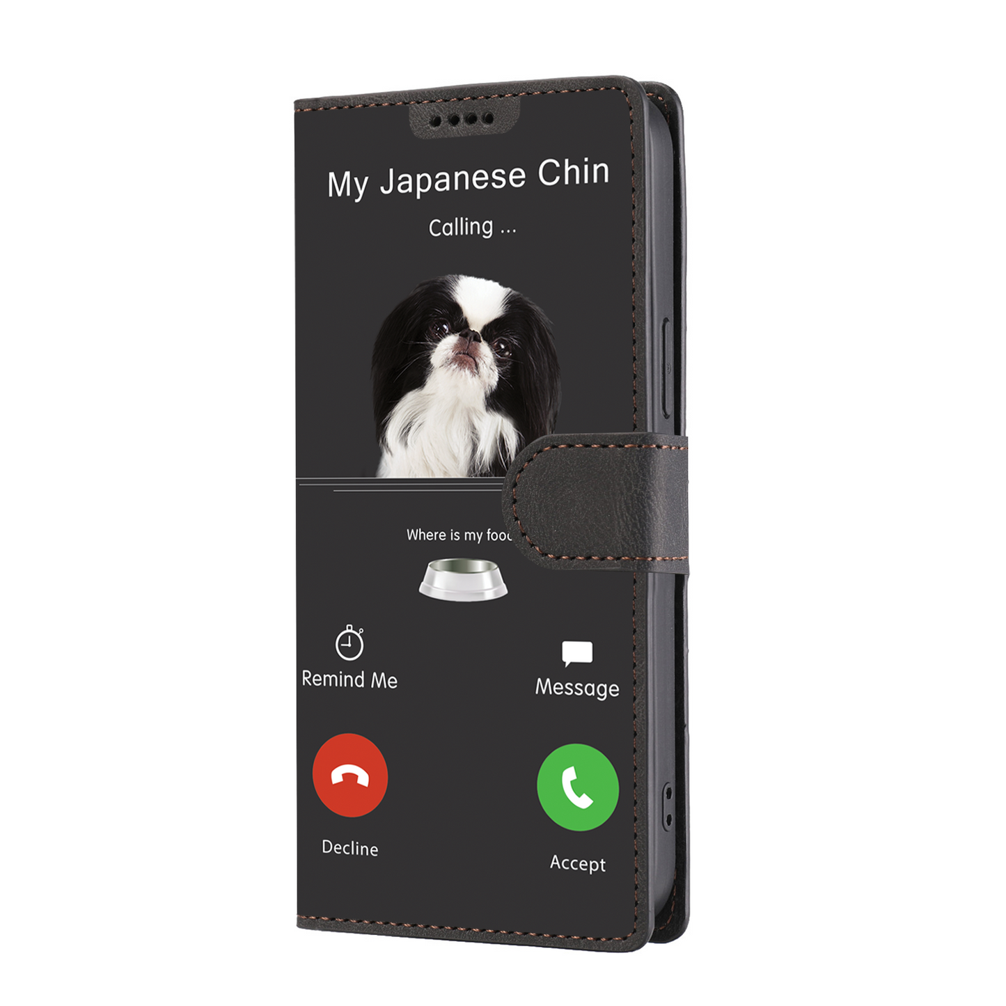 Mon menton japonais m'appelle - Étui portefeuille V1