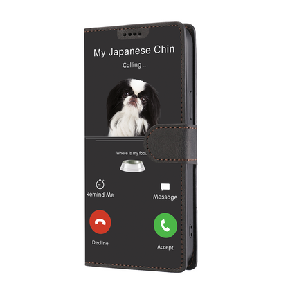 Mon menton japonais m'appelle - Étui portefeuille V1