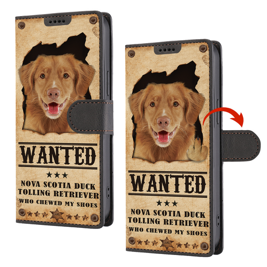 Nova Scotia Duck Tolling Retriever Wanted - Fun Wallet Phone Case V1