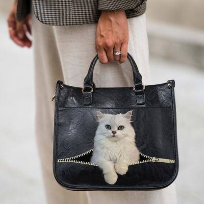 Persian Cat PetPeek Handbag V1