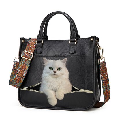 Persian Cat PetPeek Handbag V1