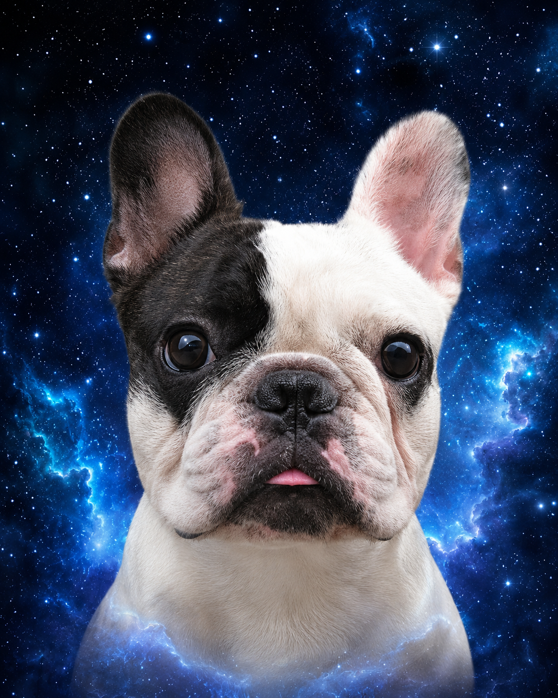 Personalisierter Galaxy-Hoodie mit dem Foto Ihres Haustieres
