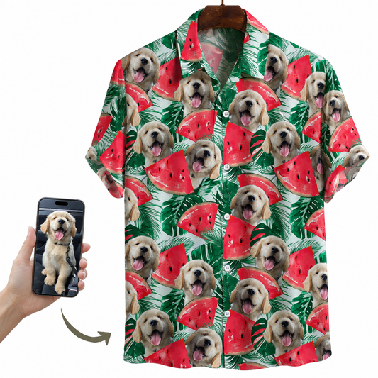 Personalized Hawaiian Shirt With Your Pet's Photo