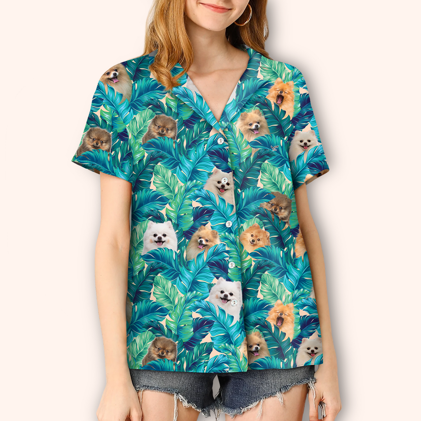 Pomeranian - Hawaiian Shirt V2