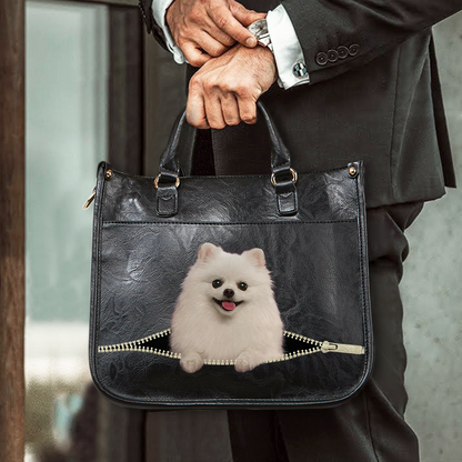 Pomeranian PetPeek Handbag V1