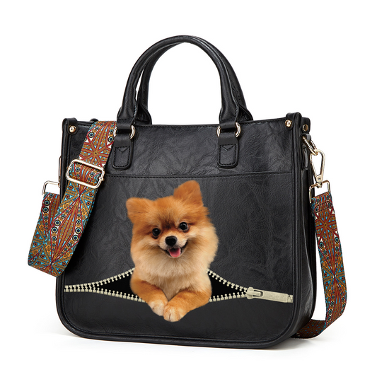 Pomeranian PetPeek Handbag V2