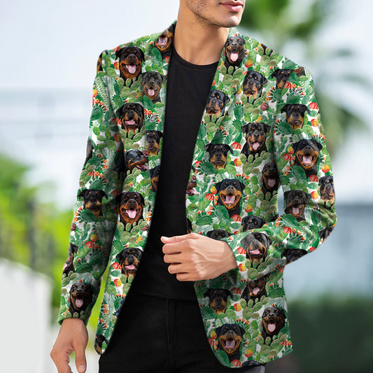 Rottweiler Men's Cactus Hawaiian Blazer