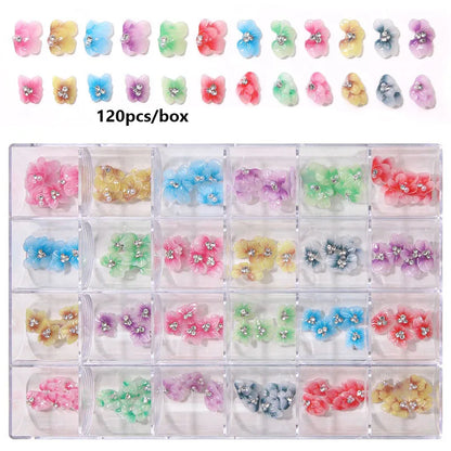 2800pcs Luxury Shiny Diamond Nail Art Rhinestones Crystal Decorations Set AB Glass 1pcs Pick Up Pen In Grids Box 21 Shape