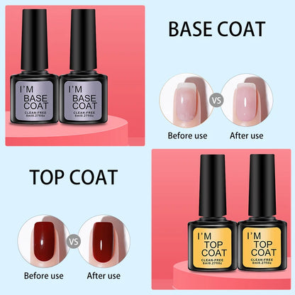 Manicure Set And Nail Lamp All-In-One Gel Nail Polish Kit For Beginner S67