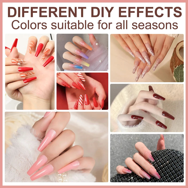 Manicure Set And Nail Lamp All-In-One Nail Kit For Beginner S65