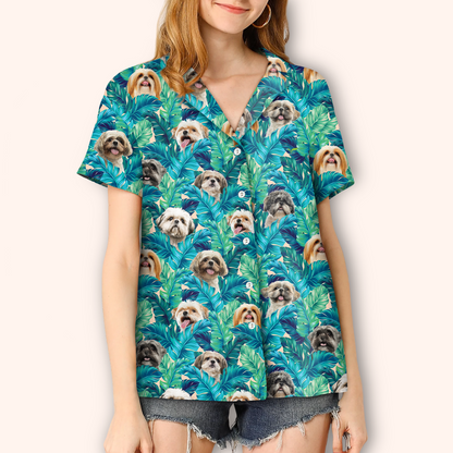 Shih Tzu - Chemise hawaïenne V1