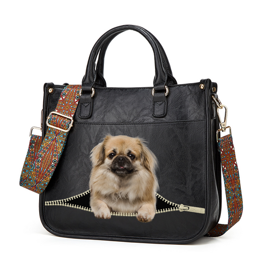 Tibetan Spaniel PetPeek Handbag V1