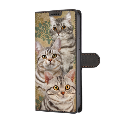 Étui portefeuille teckel vintage