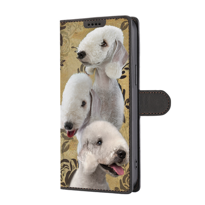 Vintage Bedlington Terrier Wallet Case