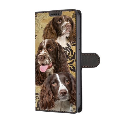 Vintage English Springer Spaniel Wallet Case