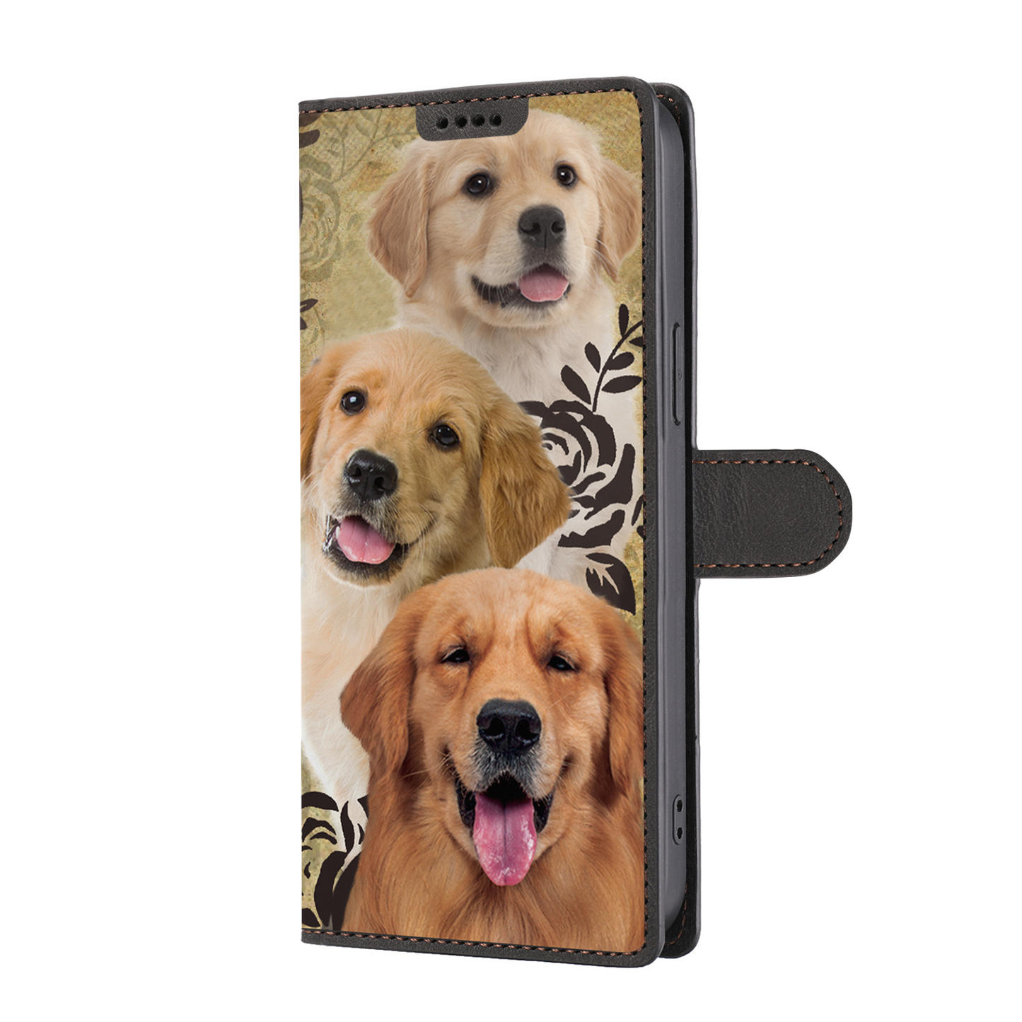 Vintage Golden Retriever Wallet Case