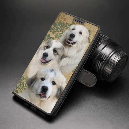 Vintage Great Pyrenees Wallet Case