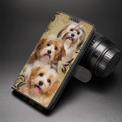 Vintage Havanese Wallet Case