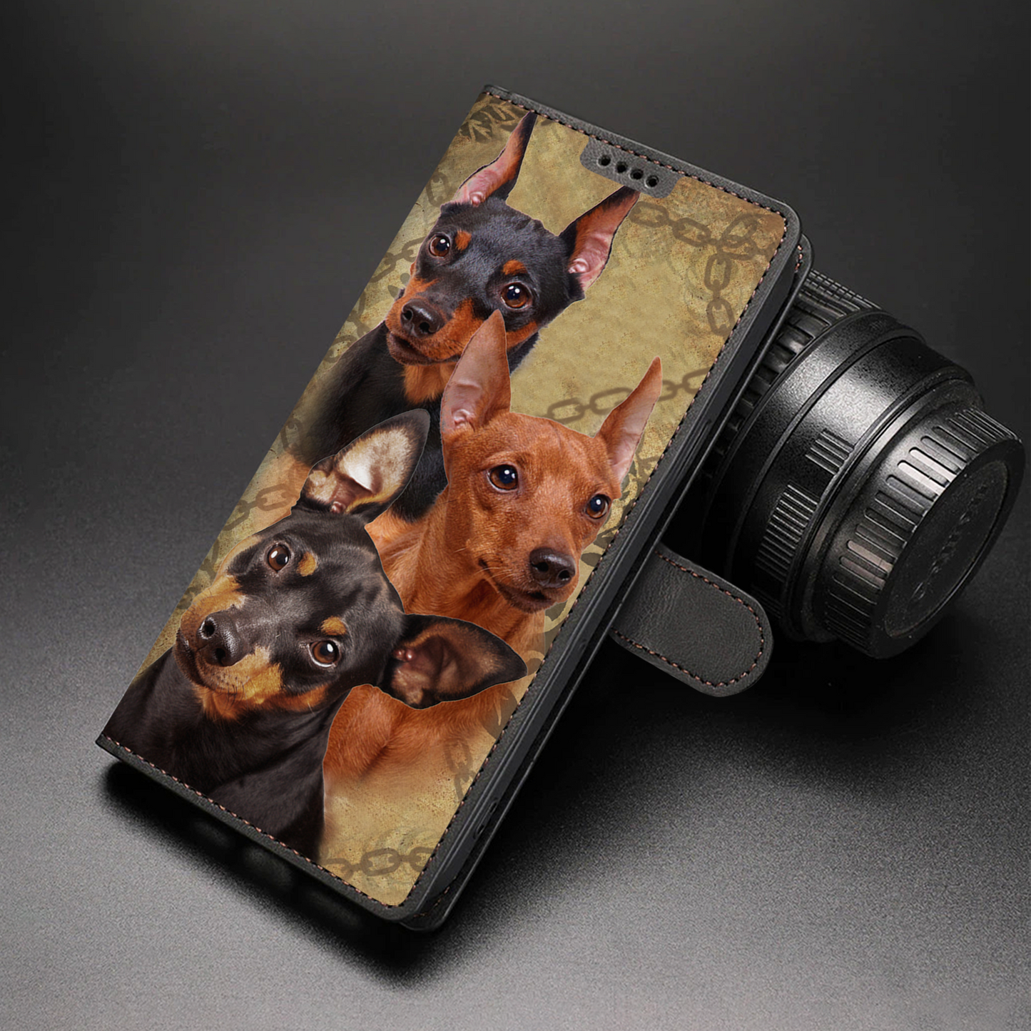 Vintage Miniature Pinscher Wallet Case