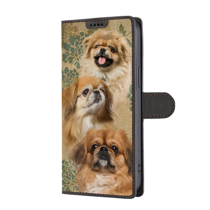 Vintage Pekingese Wallet Case