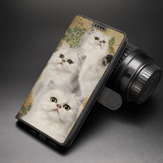 Vintage Persian Cat Wallet Case
